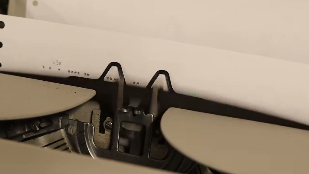 One-dimensional Life pattern printed by a TM990-controlled printer in Usagi Electric’s video