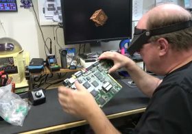 A leaky Amiga 1200 puts recap work and meter tweezers on the bench