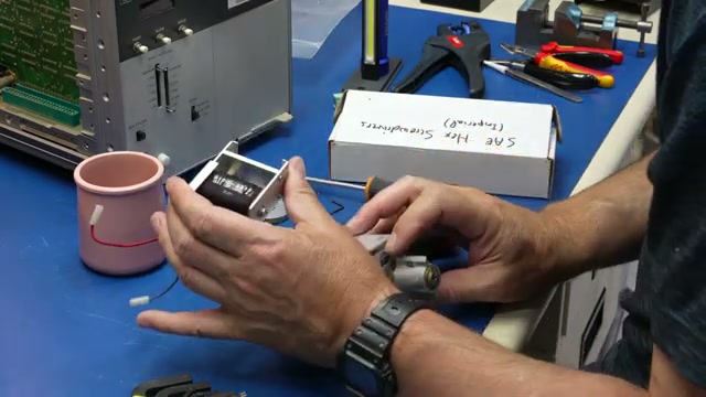HP 5150A Data Logger on CuriousMarc’s bench