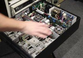 Usagi Electric adds dual 8-inch floppy drives to a PDP-11/44 project
